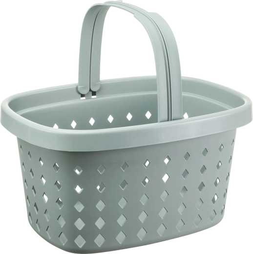 Nákupný košík s 2 držadlami 22 l, plast, mix farieb, nosnosť 20 kg