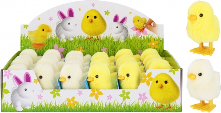 Natiahovacie kuriatko 8 cm – chodiaca plyšová hračka