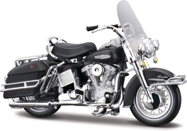 Maisto Harley-Davidson 1966 FLH Electra Glide matná čierna 1:18
