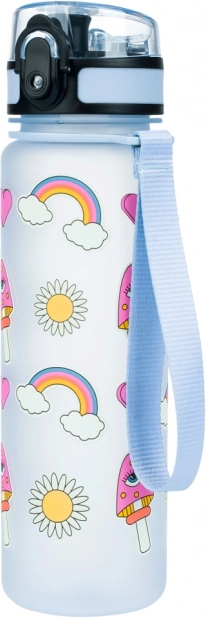 Tritanová fľaša na pitie Duha červená 500 ml