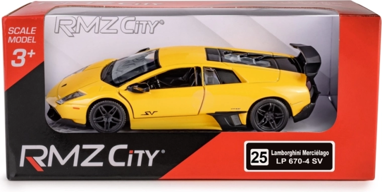 RMZ City kovový model Lamborghini Murciélago LP670-4 SV 1:36 so spätným naťahovaním