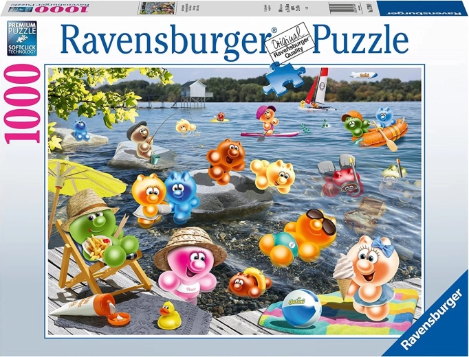 Puzzle Ravensburger Gelini pri mori 1000 dielikov