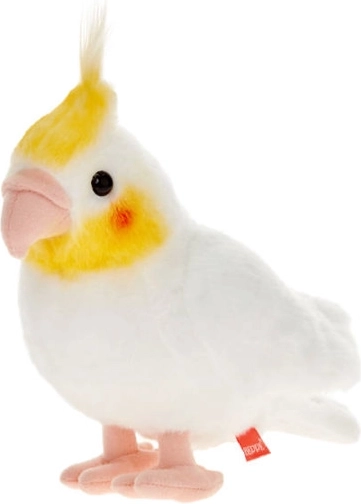 Biela papagáj nimfa plyšák 20 cm