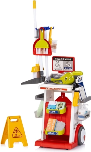 Upratovací vozík s vysávačom CHIPOLINO pre deti