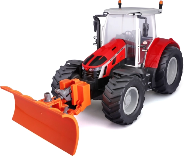 Maisto RC traktor Massey Ferguson s radlicou a svetlami