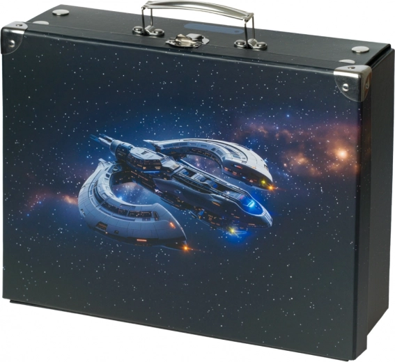 Baagl skladací školský kufrík Vesmírna loď