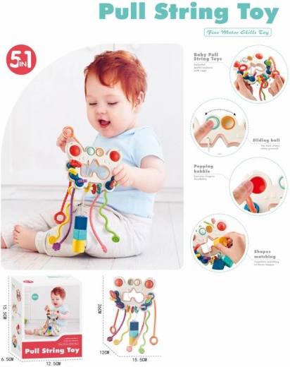 Sensorické montessori hryzadlo motýľ