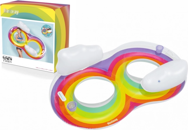 Dvojmiestny nafukovací kruh na vodu Bestway