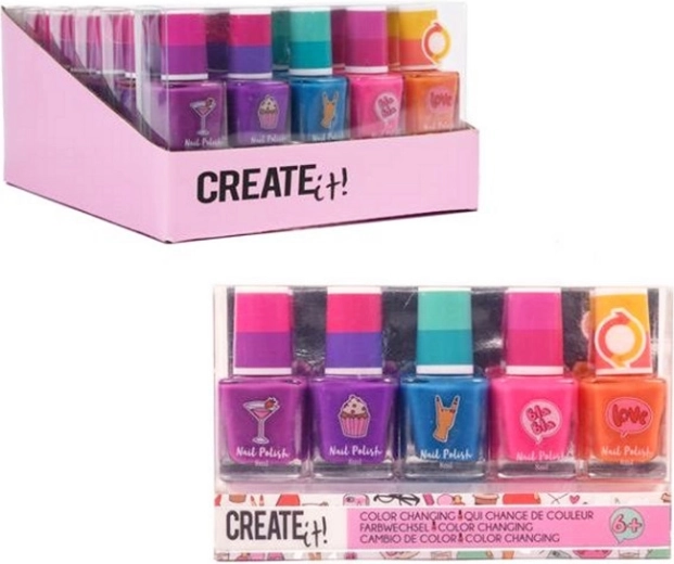 Create It! lak na nechty meniaci farbu