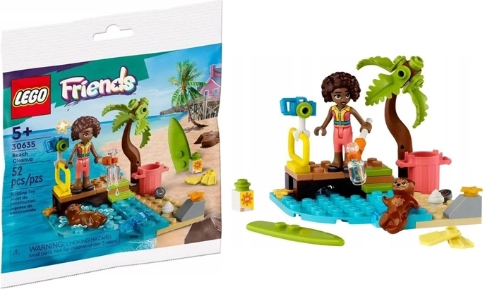 LEGO Friends čistenie pláže