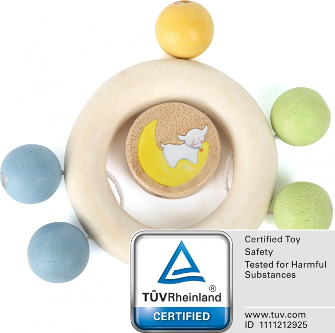 Small Foot drevené hrkálko krúžok Lotta