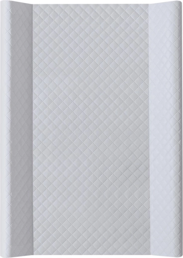 Ceba Baby prebaľovacia podložka na postieľku Comfort Caro Grey 50 × 70 cm s pevnou doskou
