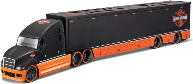 Maisto Harley-Davidson hauler čierny 1:64