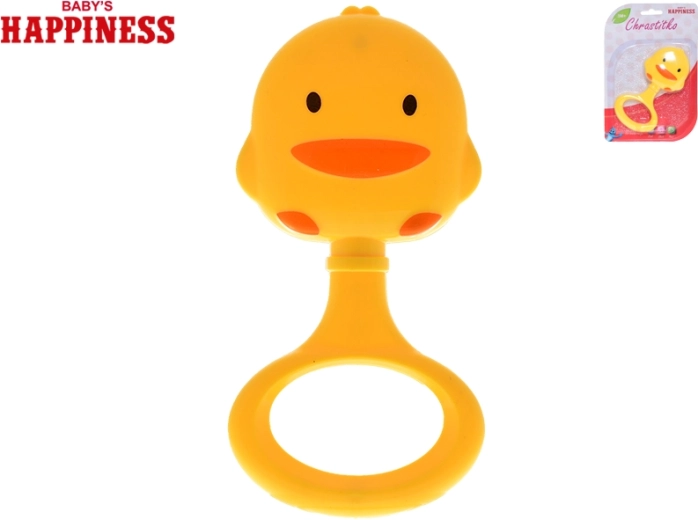 Hrkálka káčatko 13 cm pre bábätká