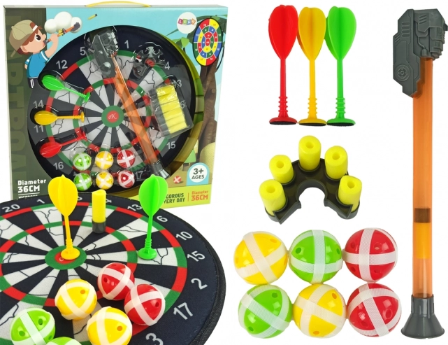 Detská hračka terč na suchý zips 36 cm