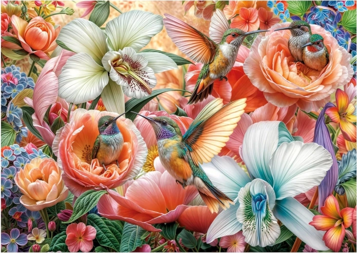 Puzzle Záhrada kolibríkov 500 dielikov EDUCA