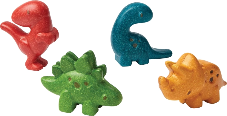 Sada drevených dinosaurov Plan Toys
