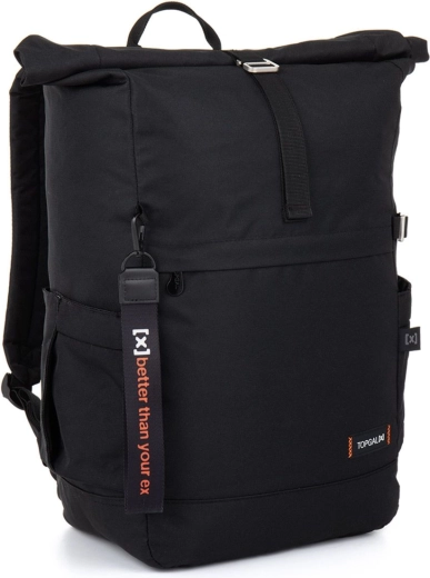 Čierny rolltop batoh Topgal X Ezra