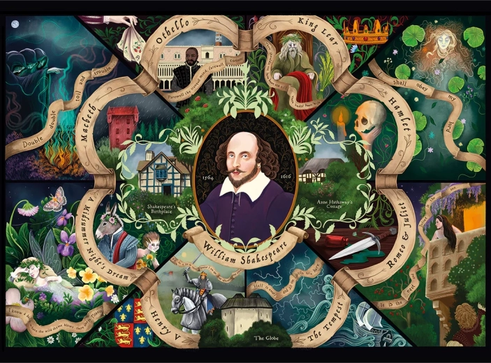 Puzzle GIBSONS Shakespeare 1000 dielikov