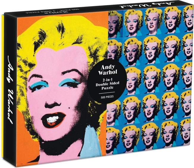 Obojstranné puzzle ANDY WARHOL Marilyn 500 dielikov