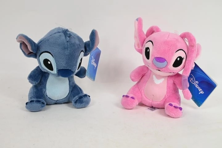 Disney Stitch a Angel mini plyšové postavičky 17 cm (12 ks v boxe)