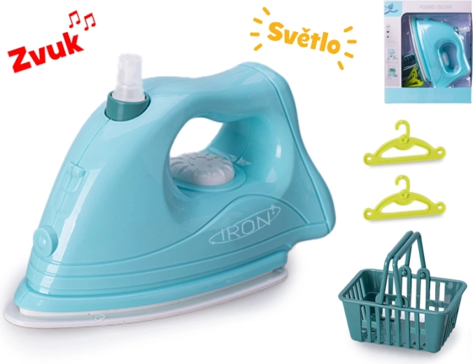 Detská žehlička so svetelnými a zvukovými efektmi 16 cm