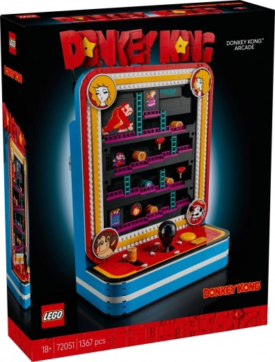 LEGO Super Mario retro herný automat Donkey Kong
