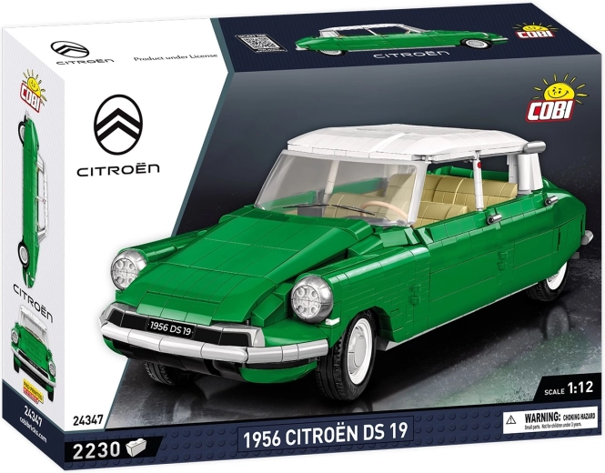 Cobi 1956 Citroën DS 19 stavebnica 1:12 (2230 dielikov)