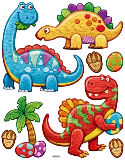 Dekoratívne nálepky na stenu Dino