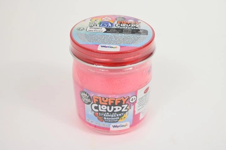 Wecool Fluffycloudz nadýchaná modelovacia hmota s vôňou banánu a jahody