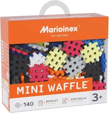 Mini waffle stavebnica 140 dielikov vzor 3