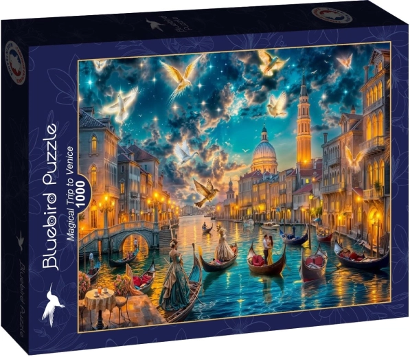Bluebird puzzle čarovný výlet do Benátok 1000 dielikov