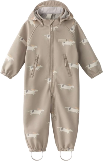 Leokid softshellová kombinéza lilo beige woof veľ. 92