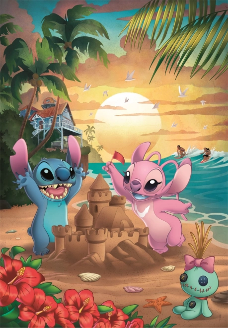 CLEMENTONI Puzzle Lilo&Stitch: Stitch a Angel 500 dielikov