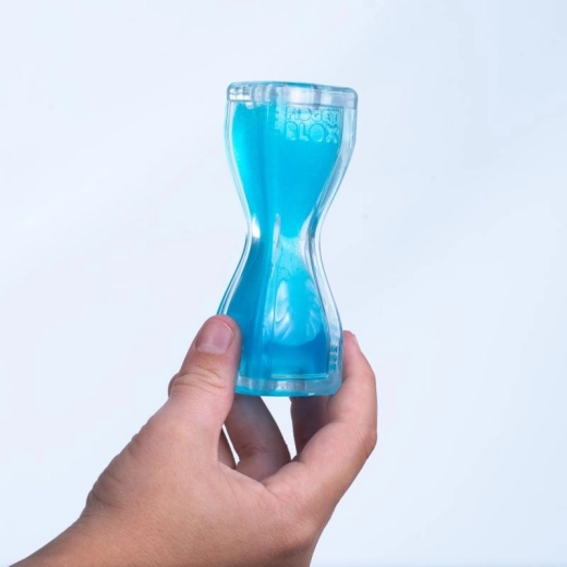 Fidget Blox Vision farebná láva modrá – antistresová pomôcka