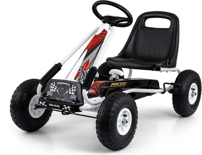 Milly Mally šliapacia motokára Thor biela