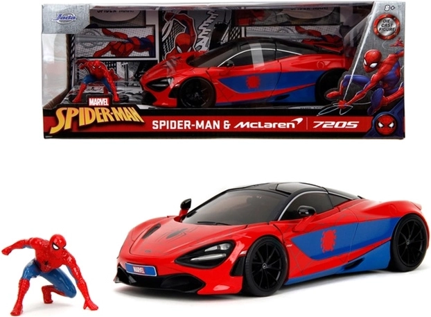 JADA Spider-Man McLaren 1:24 s figúrkou