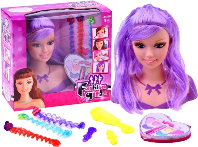 Hlava na česanie s príslušenstvom