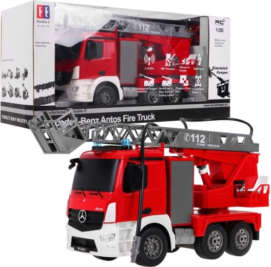 RC hasičské auto Mercedes-Benz Antos 1:20 Double E