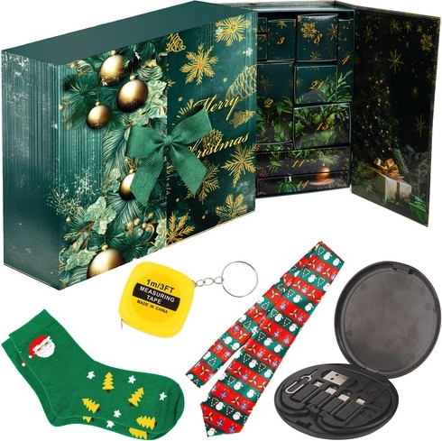 Adventný kalendár pre mužov 2025 ISO Trade – 24 darčekov