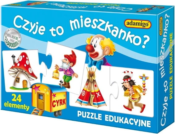 Hra Čie je to bývanie? Puzzle pre deti