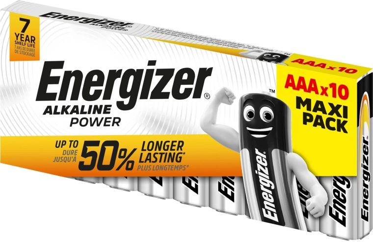 Energizer alkalické batérie AAA LR03 Family Pack 10 ks