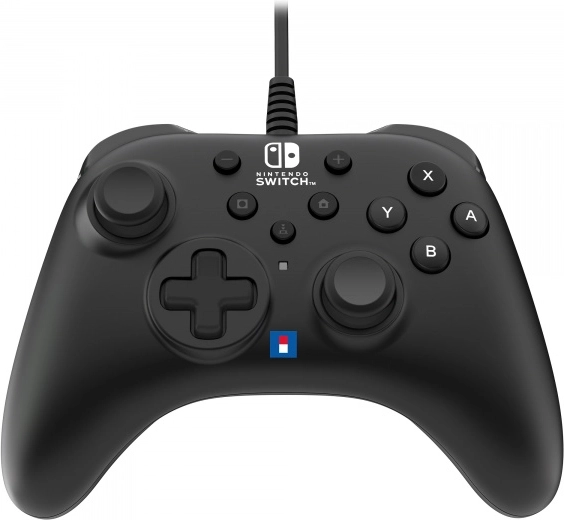 Káblový ovládač Horipad Turbo pre Nintendo Switch (čierny)