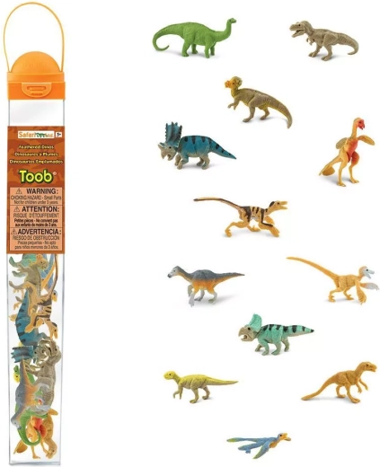 Safari Ltd. Toobs tuba operené dinosaury
