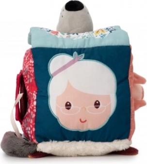 Textilná aktívna kocka Vlk Ľudovít – Lilliputiens