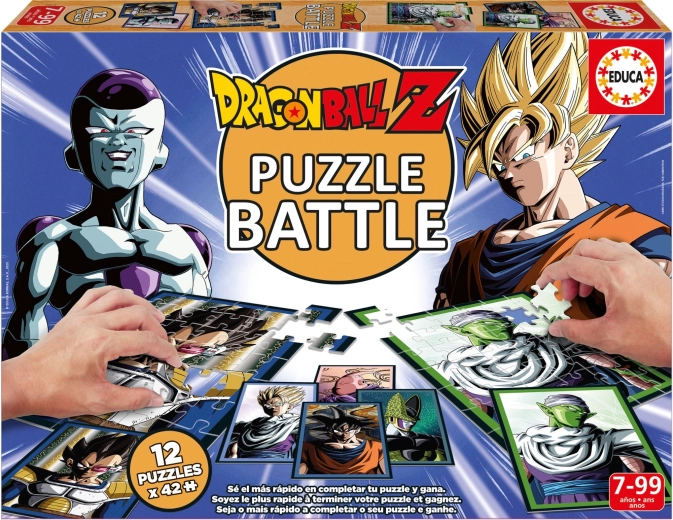Puzzle bitka DRAGON BALL Z 12×42 dielikov EDUCA