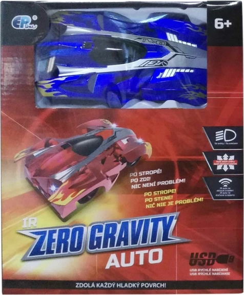 Auto na diaľkové ovládanie jazdiace po stene