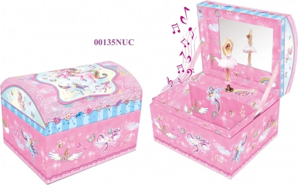 Hudobná šperkovnica baletka