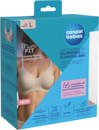 Canpol babies MumFIT podprsenka na dojčenie a odsávanie, veľkosť L