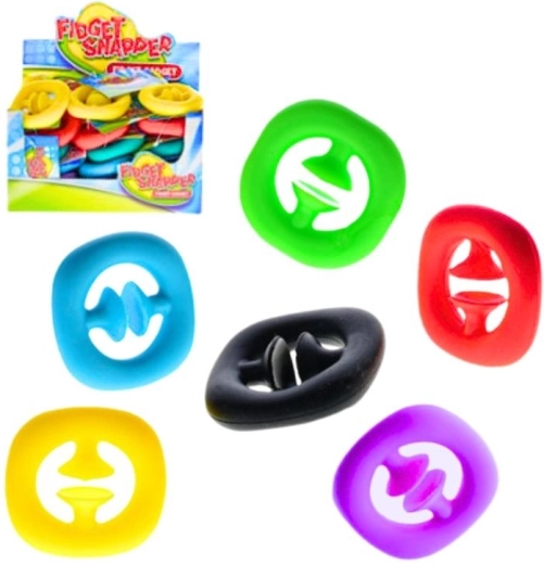 Fidget snapper antistresová hračka – 6 farieb